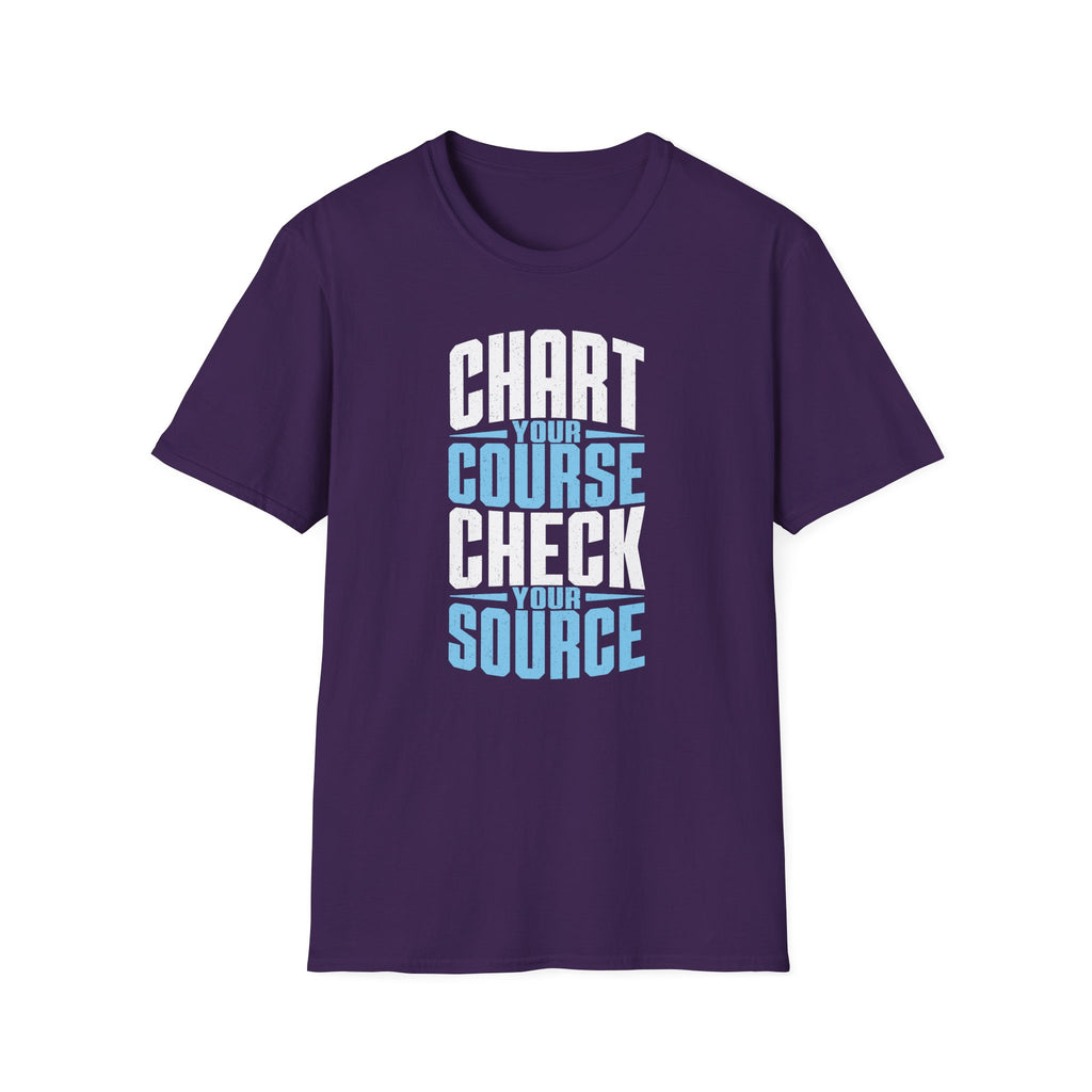 Chart Your Course Check Your Source T-Shirt