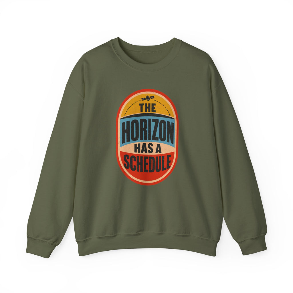 The Horizon Has a Schedule Crewneck
