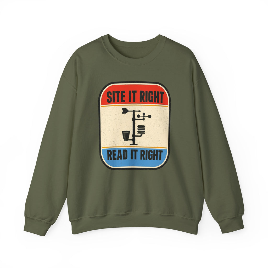 Site It Right Read It Right Crewneck