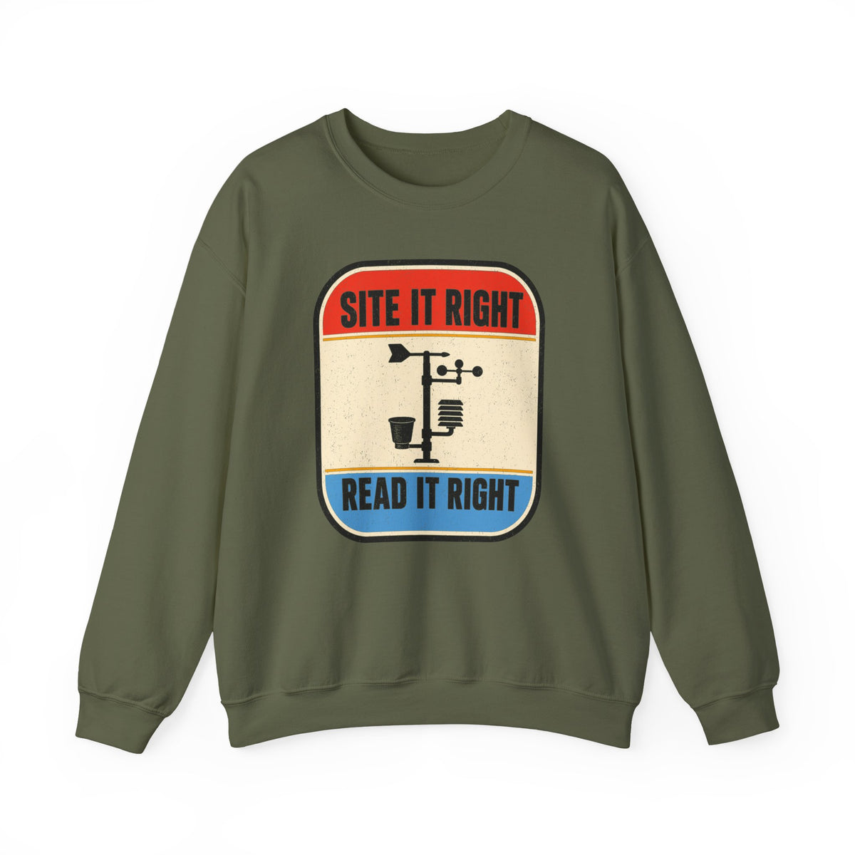 Site It Right Read It Right Crewneck