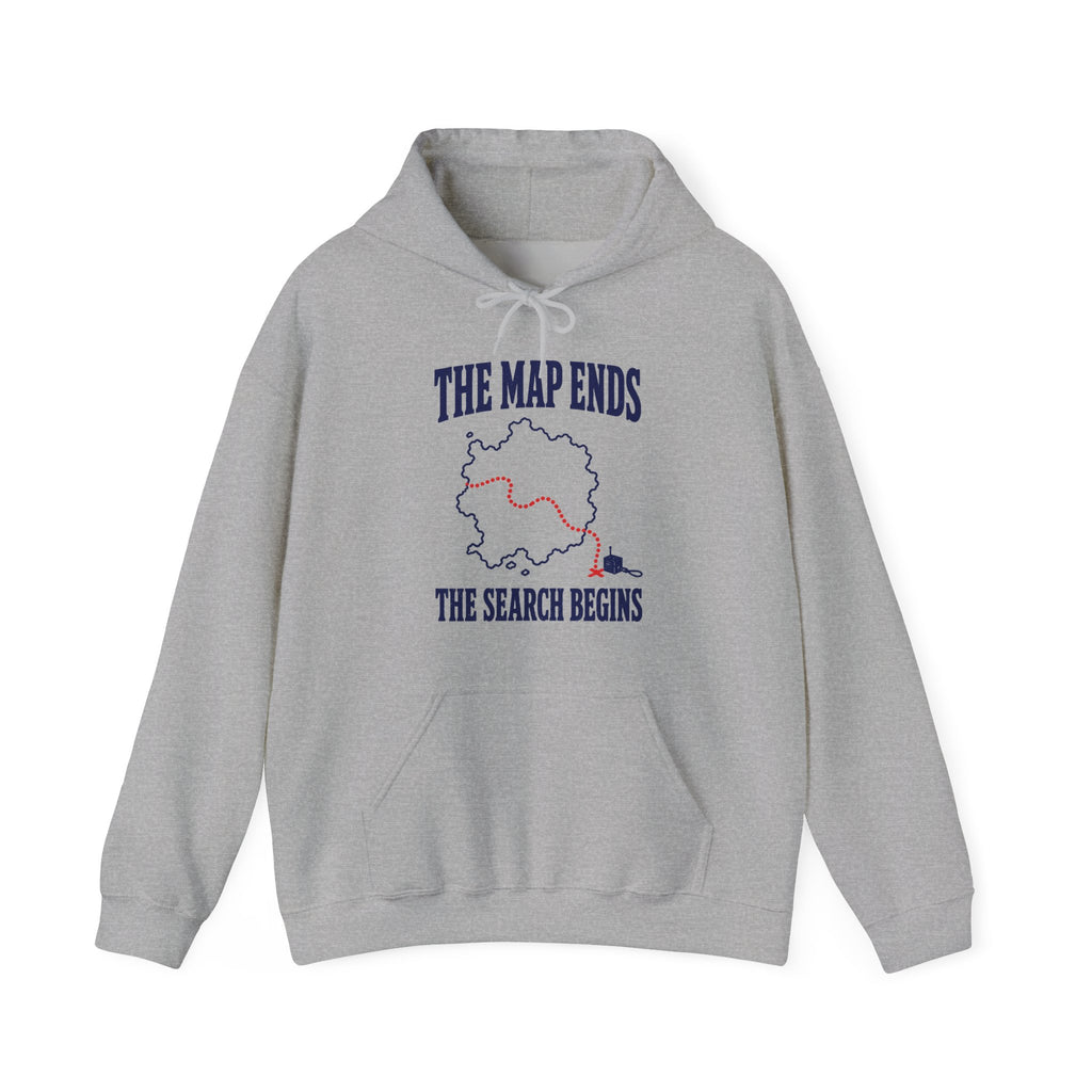 The Map Ends the Search Begins Hoodie