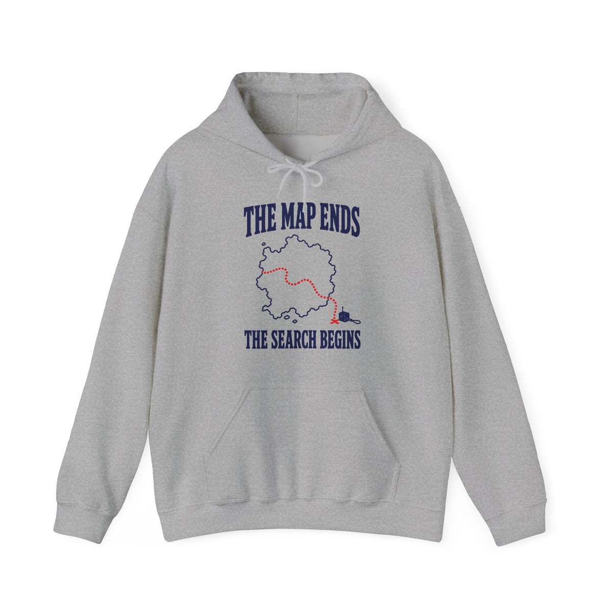 The Map Ends the Search Begins Hoodie