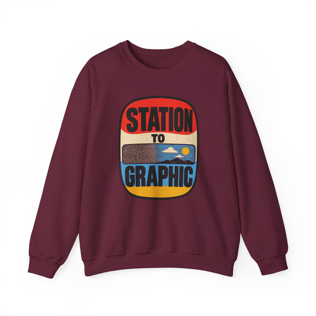 Station to Graphic Crewneck
