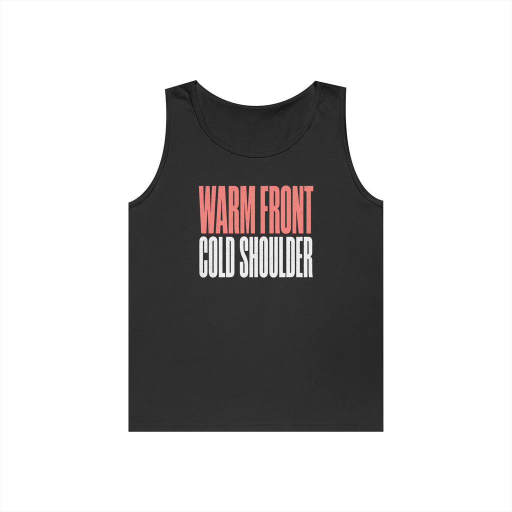 Warm Front Cold Shoulder Tank Top