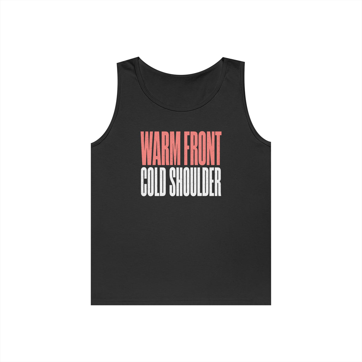 Warm Front Cold Shoulder Tank Top