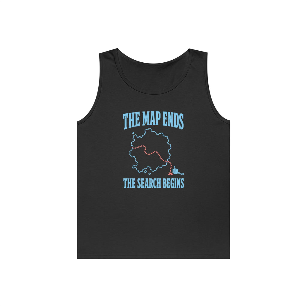 The Map Ends the Search Begins Tank Top