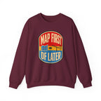 Map First RF Later Crewneck