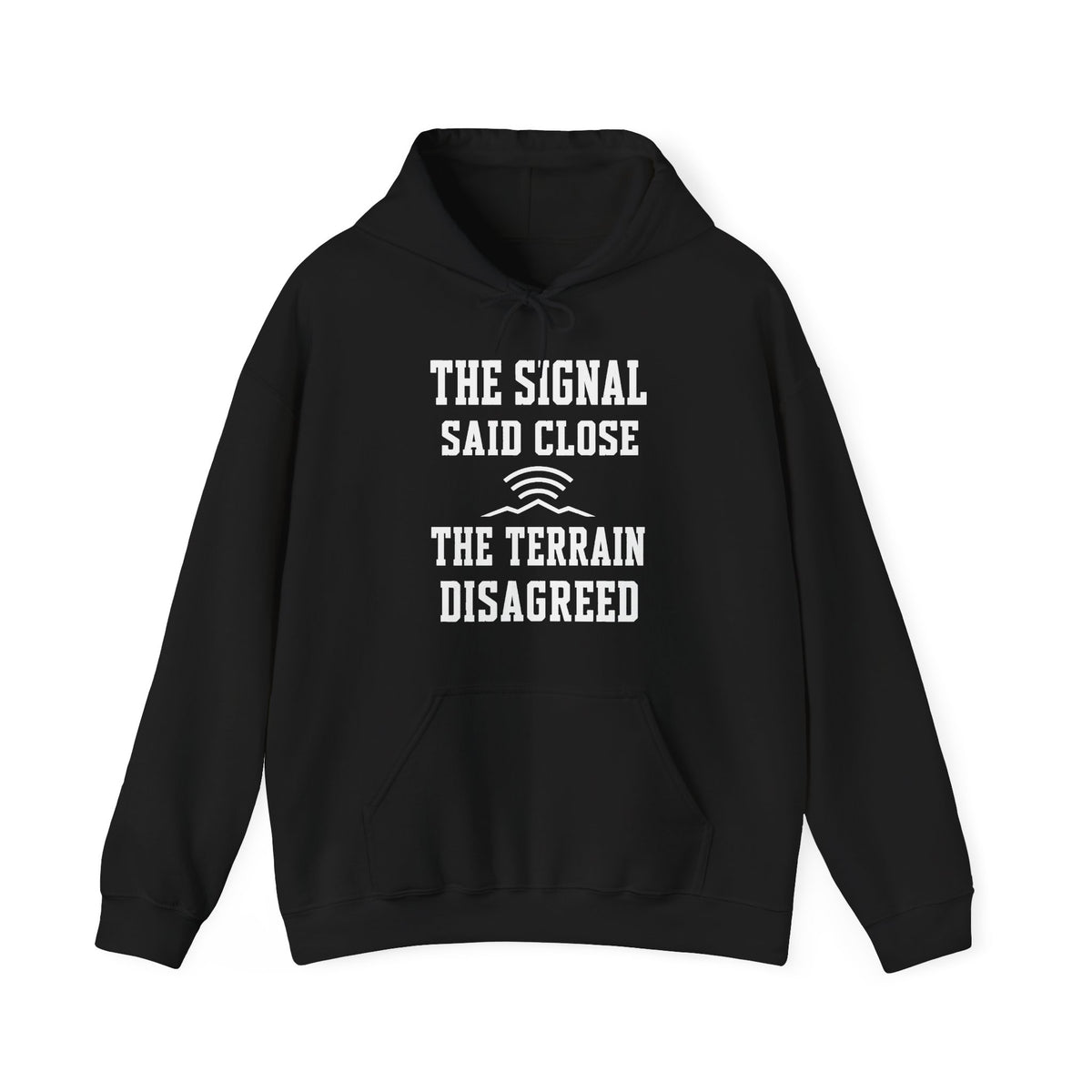 The Signal Said Close the Terrain Disagreed Hoodie