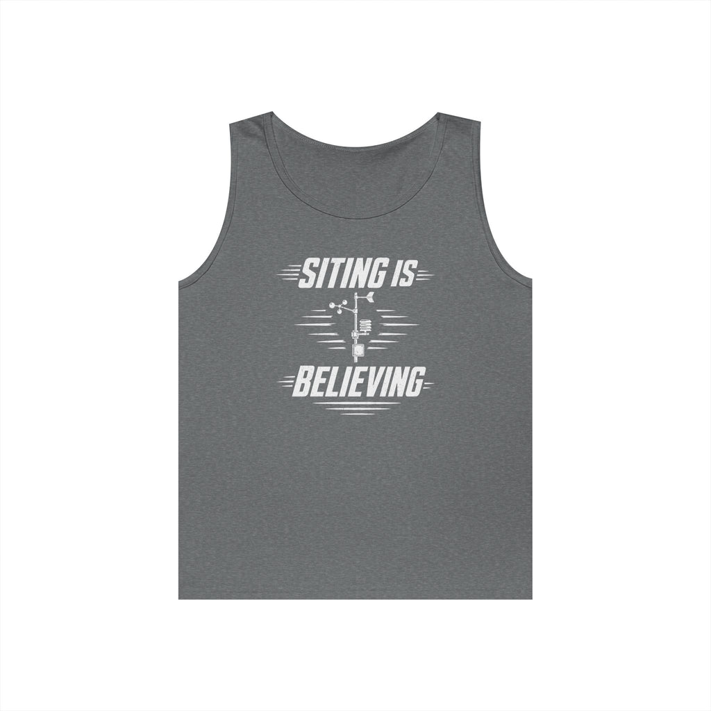 Siting Is Believing Tank Top