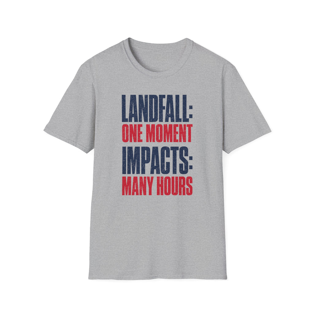 Landfall: One Moment Impacts: Many Hours T-Shirt