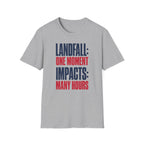 Landfall: One Moment Impacts: Many Hours T-Shirt