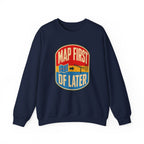 Map First RF Later Crewneck