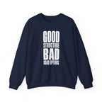 Good Structure Bad Road Options Crewneck