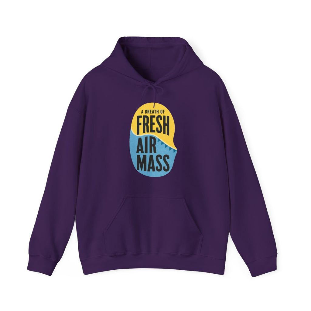 A Breath of Fresh Air Mass Hoodie in Purple