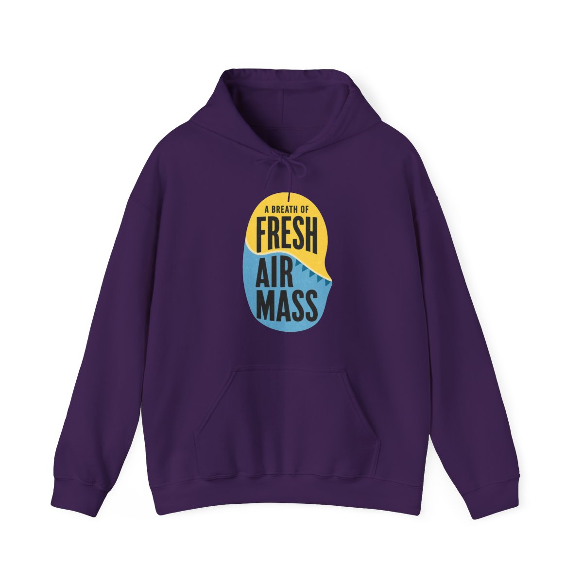 A Breath of Fresh Air Mass Hoodie in Purple