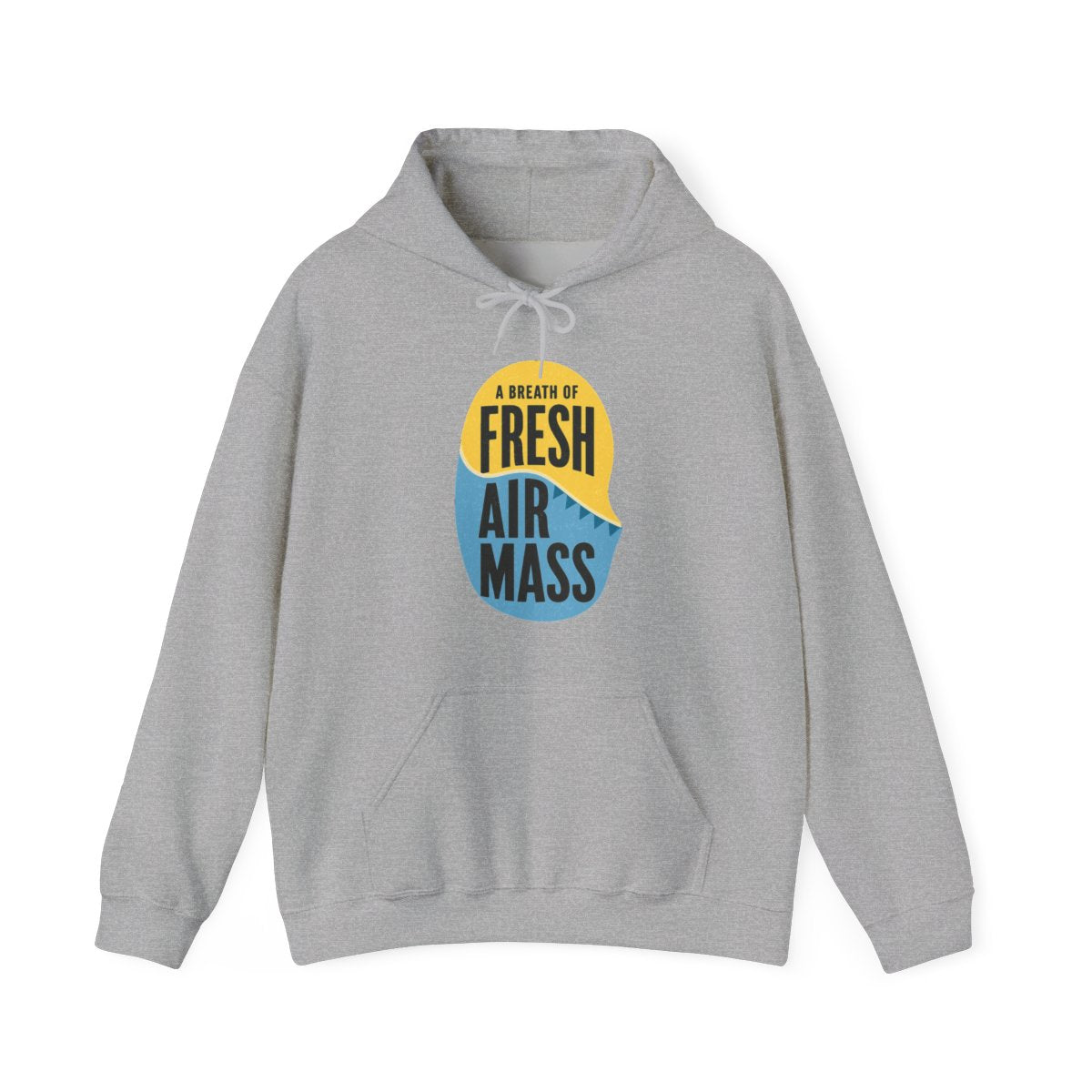 A Breath of Fresh Air Mass Hoodie in Sport Grey