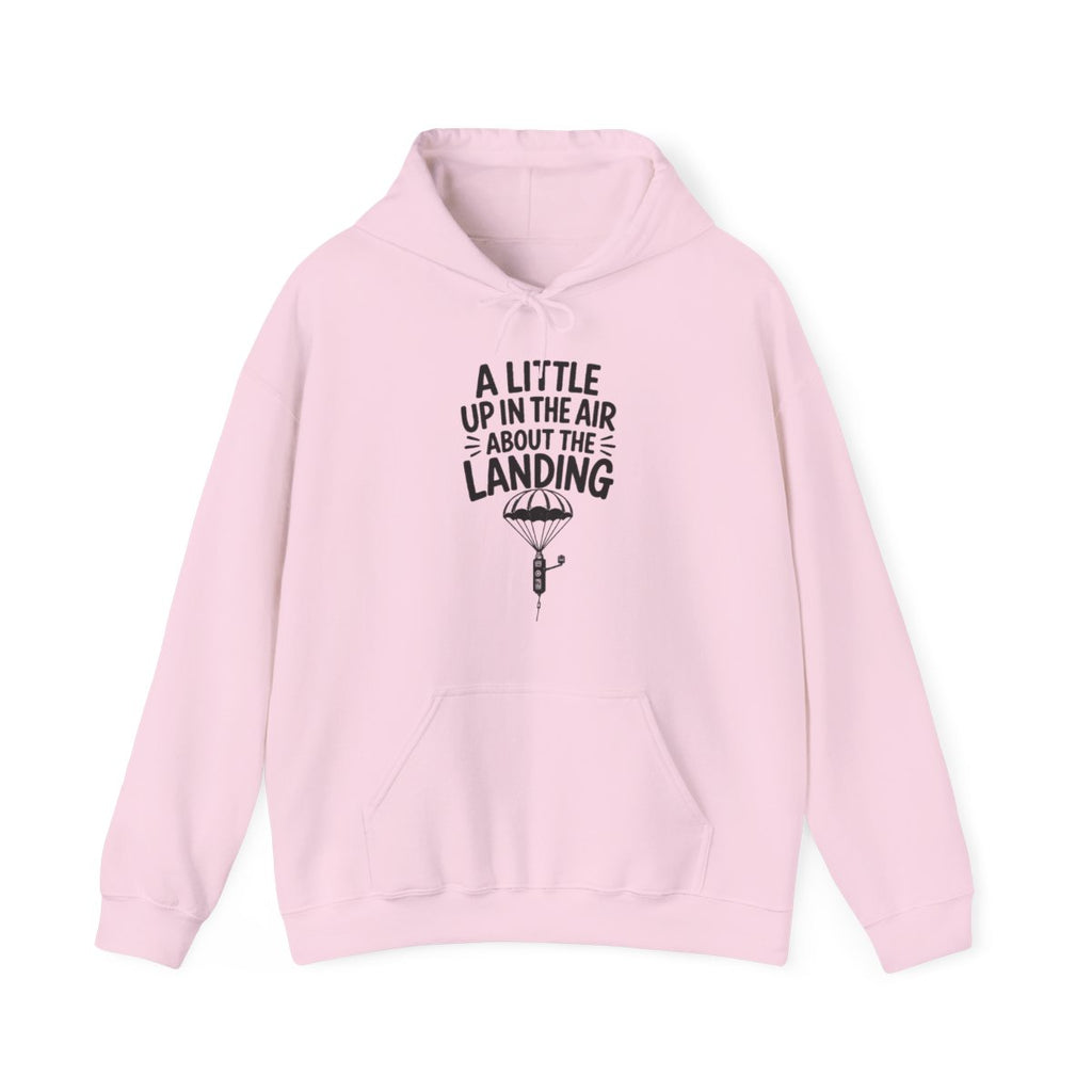 A Little Up in the Air About the Landing Hoodie in Light Pink
