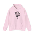 A Little Up in the Air About the Landing Hoodie in Light Pink