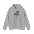 A Little Up in the Air About the Landing Hoodie in Sport Grey
