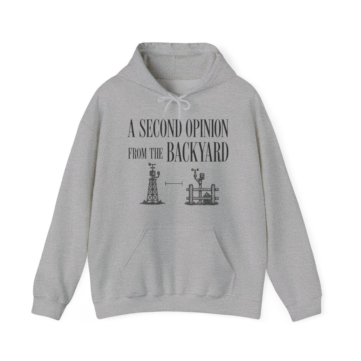 A Second Opinion From the Backyard Hoodie in Sport Grey