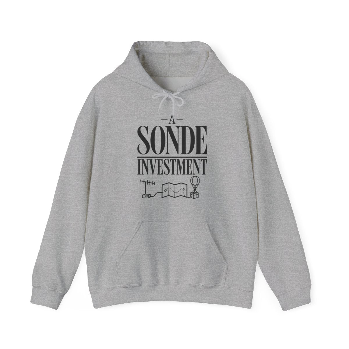 A Sonde Investment Hoodie in Sport Grey