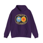 A Tale of Two Readings Hoodie in Purple