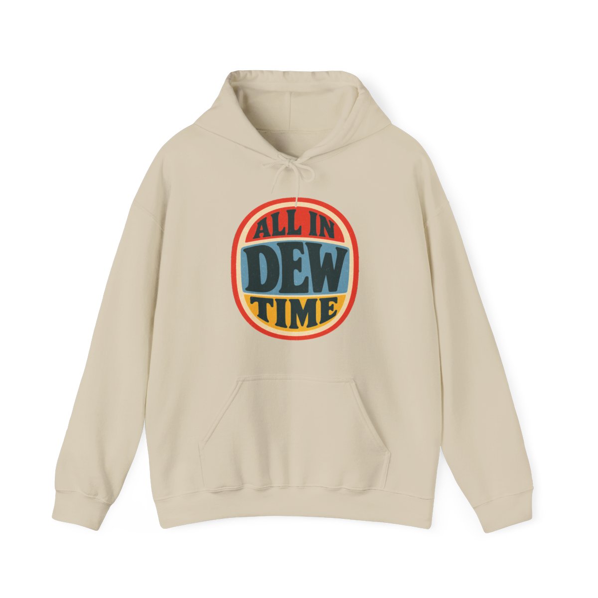 All in Dew Time Hoodie in Sand