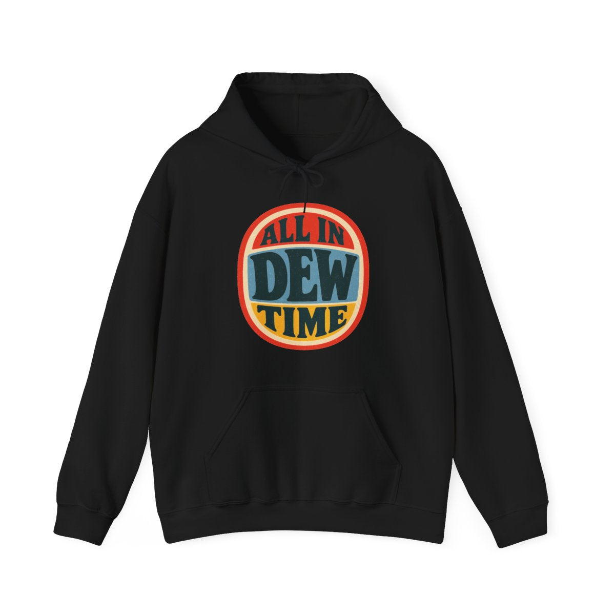 All in Dew Time Hoodie in Black