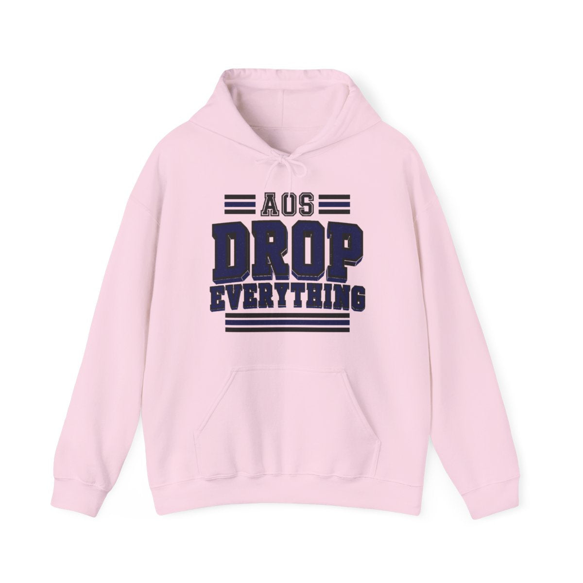 AOS Drop Everything Hoodie in Light Pink