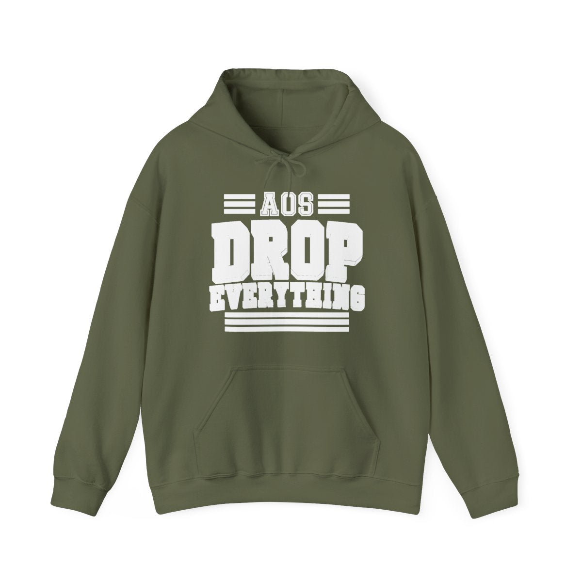 AOS Drop Everything Hoodie in Military Green