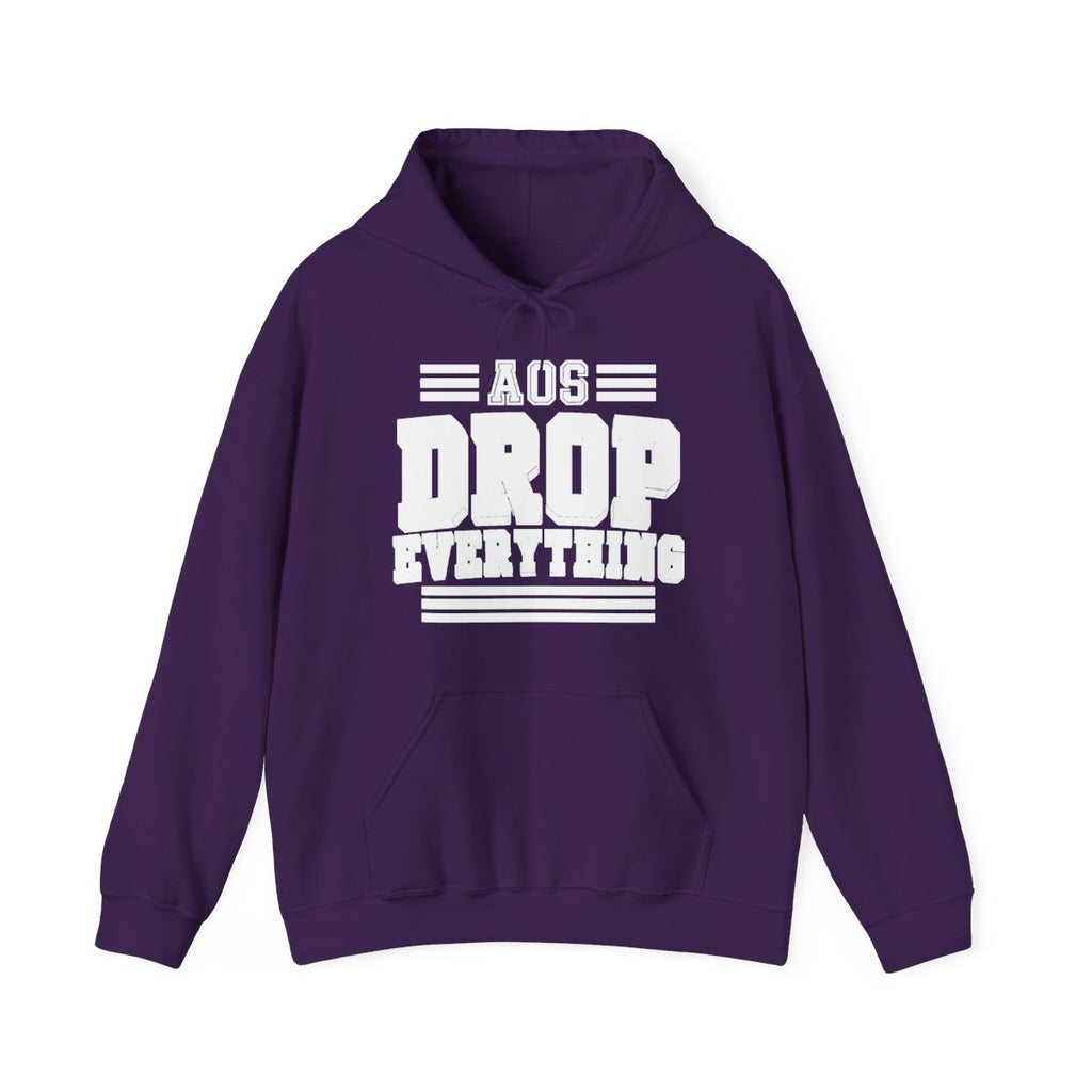 AOS Drop Everything Hoodie in Purple