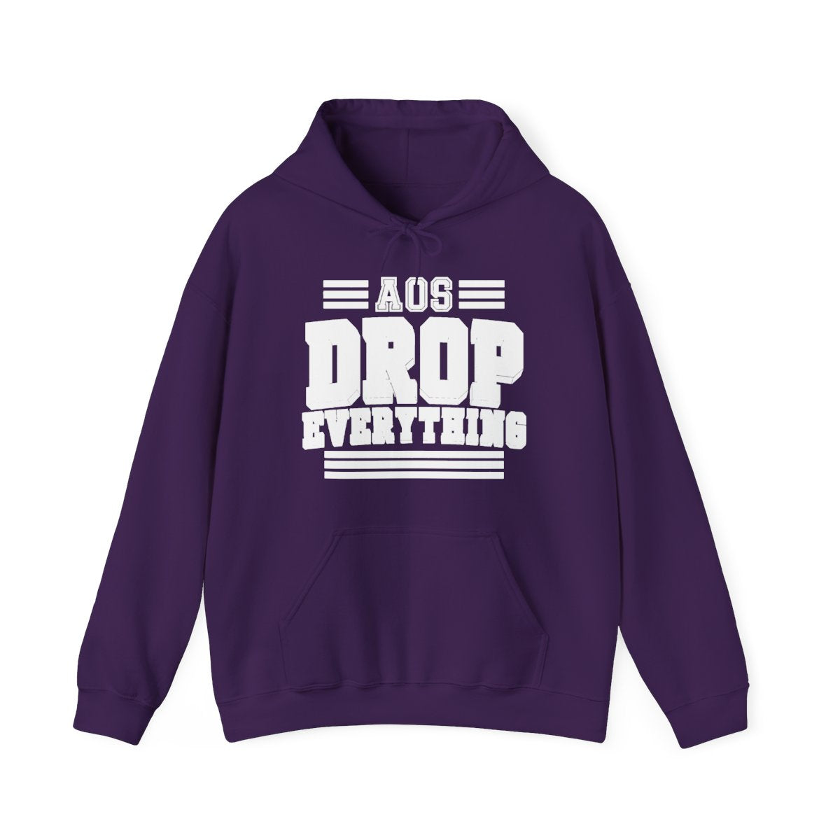 AOS Drop Everything Hoodie in Purple