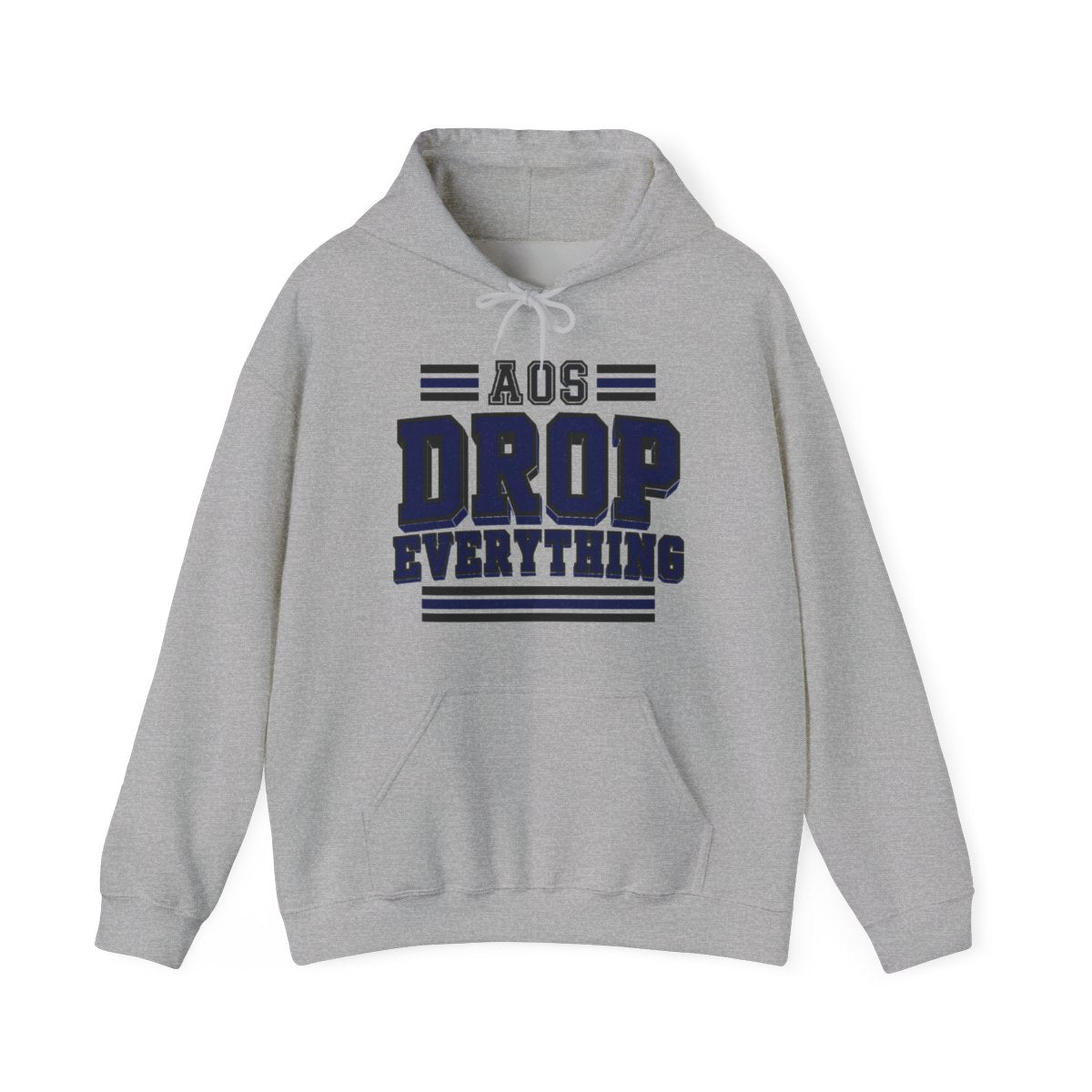 AOS Drop Everything Hoodie in Sport Grey