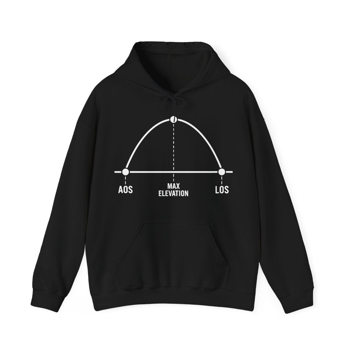 AOS Maximum Elevation LOS Hoodie in Black