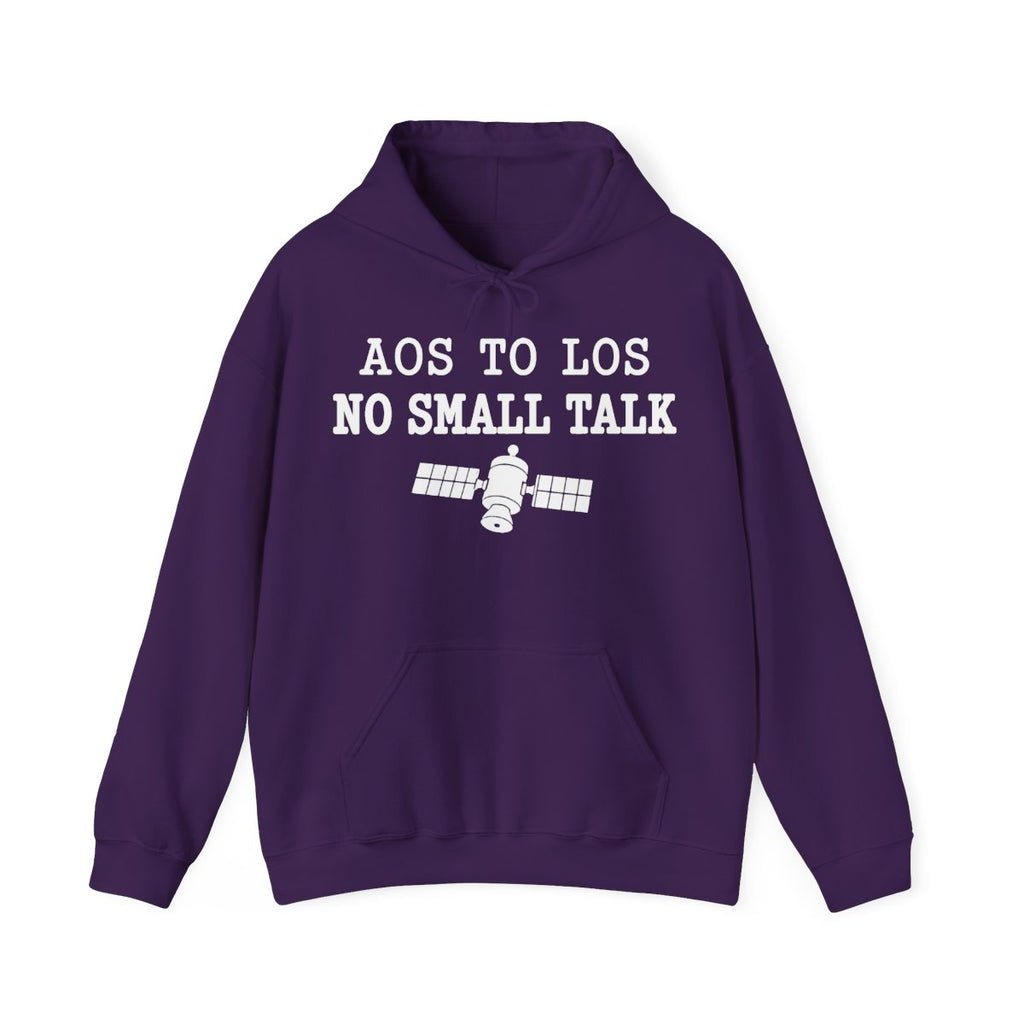 AOS to LOS No Small Talk Hoodie in Purple