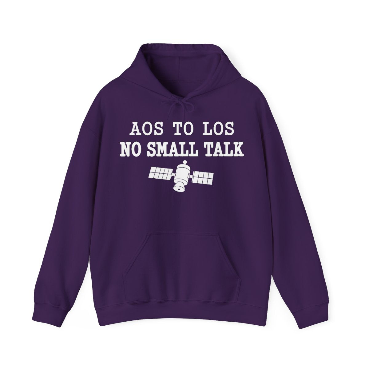 AOS to LOS No Small Talk Hoodie in Purple