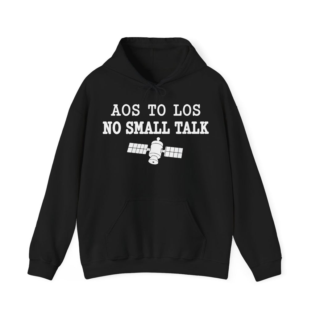 AOS to LOS No Small Talk Hoodie in Black