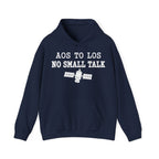 AOS to LOS No Small Talk Hoodie in Navy