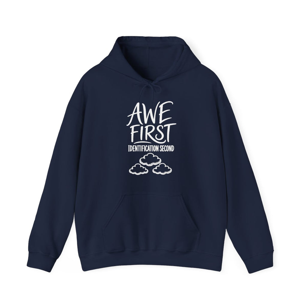 Awe First Identification Second Hoodie in Navy