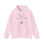 Beautiful Unusual Need More Context Hoodie in Light Pink
