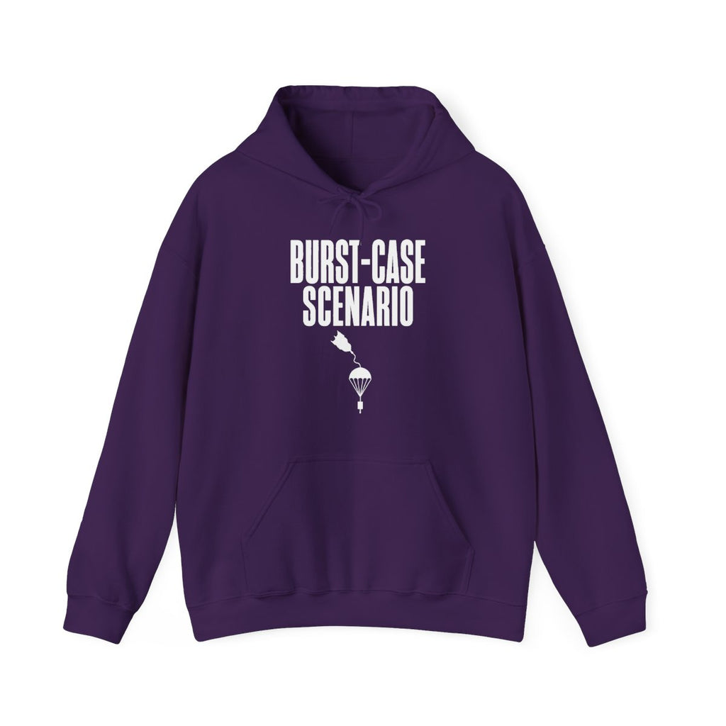 Burst-case Scenario Hoodie in Purple