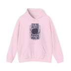 Central Pressure Peripheral Problems Hoodie in Light Pink