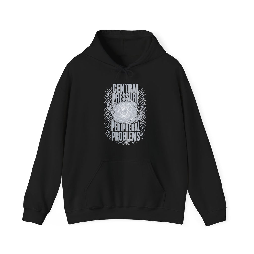 Central Pressure Peripheral Problems Hoodie in Black