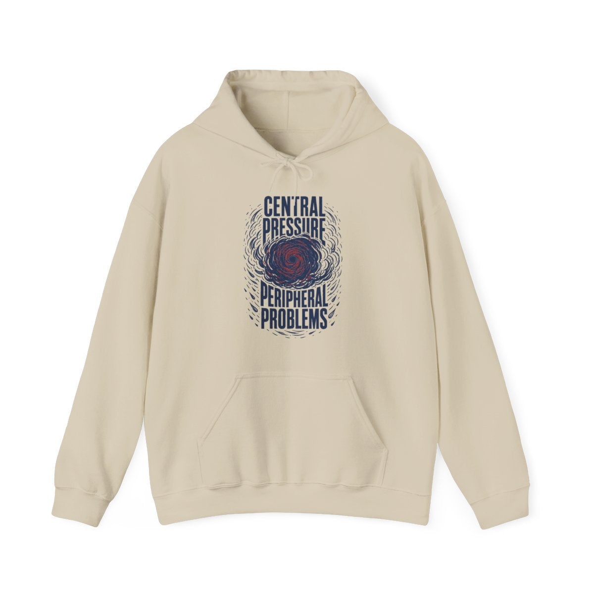 Central Pressure Peripheral Problems Hoodie in Sand