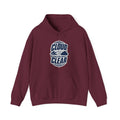 Cloud and Clear Hoodie in Maroon