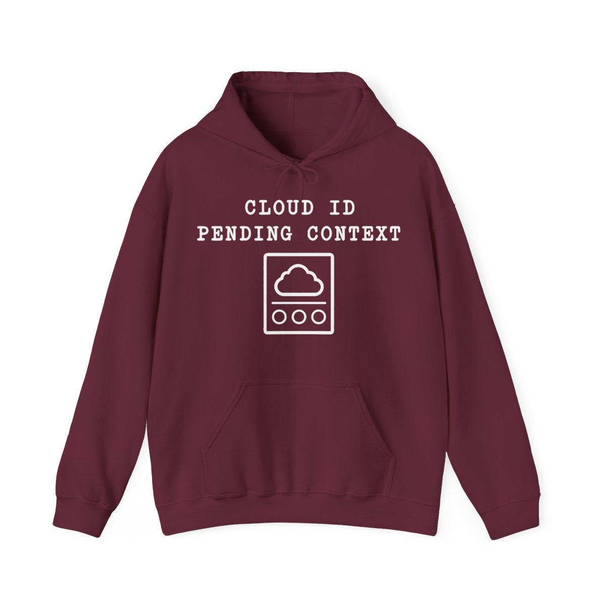 Cloud ID Pending Context Hoodie in Maroon