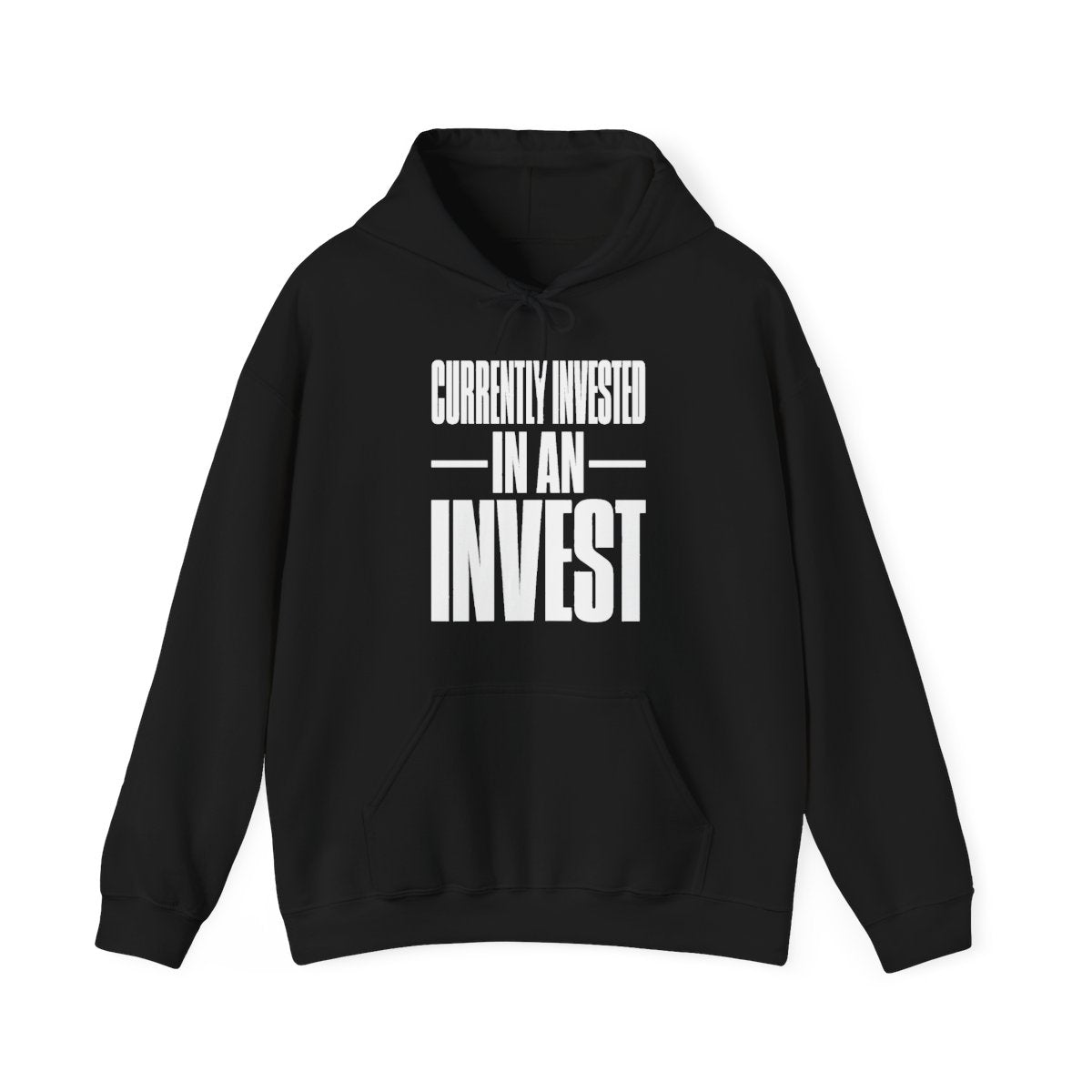 Currently Invested in an Invest Hoodie in Black