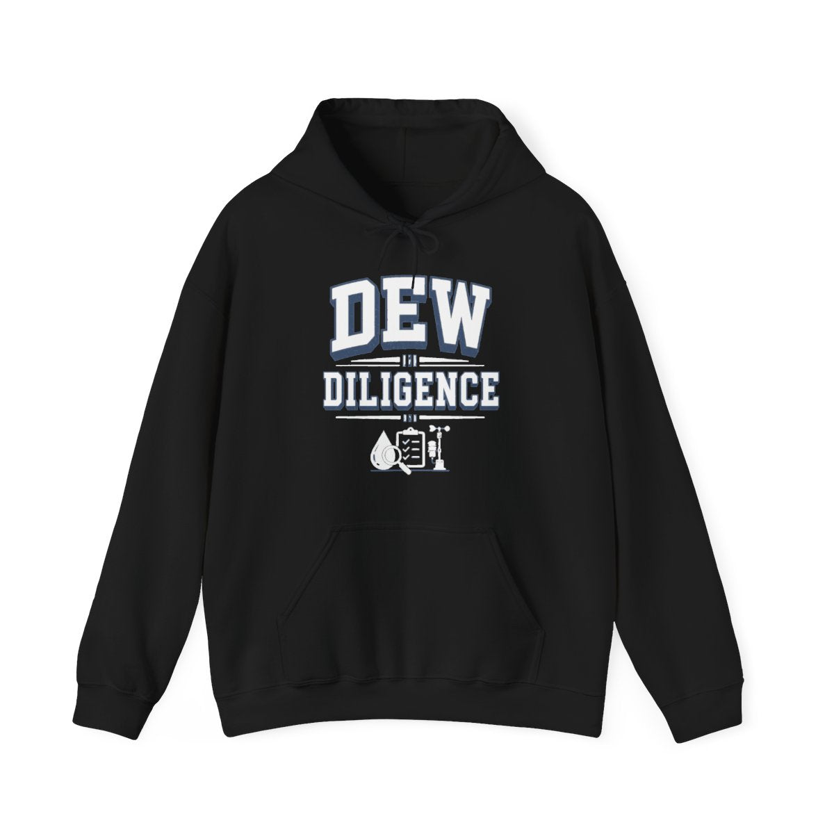 Dew Diligence Hoodie in Black