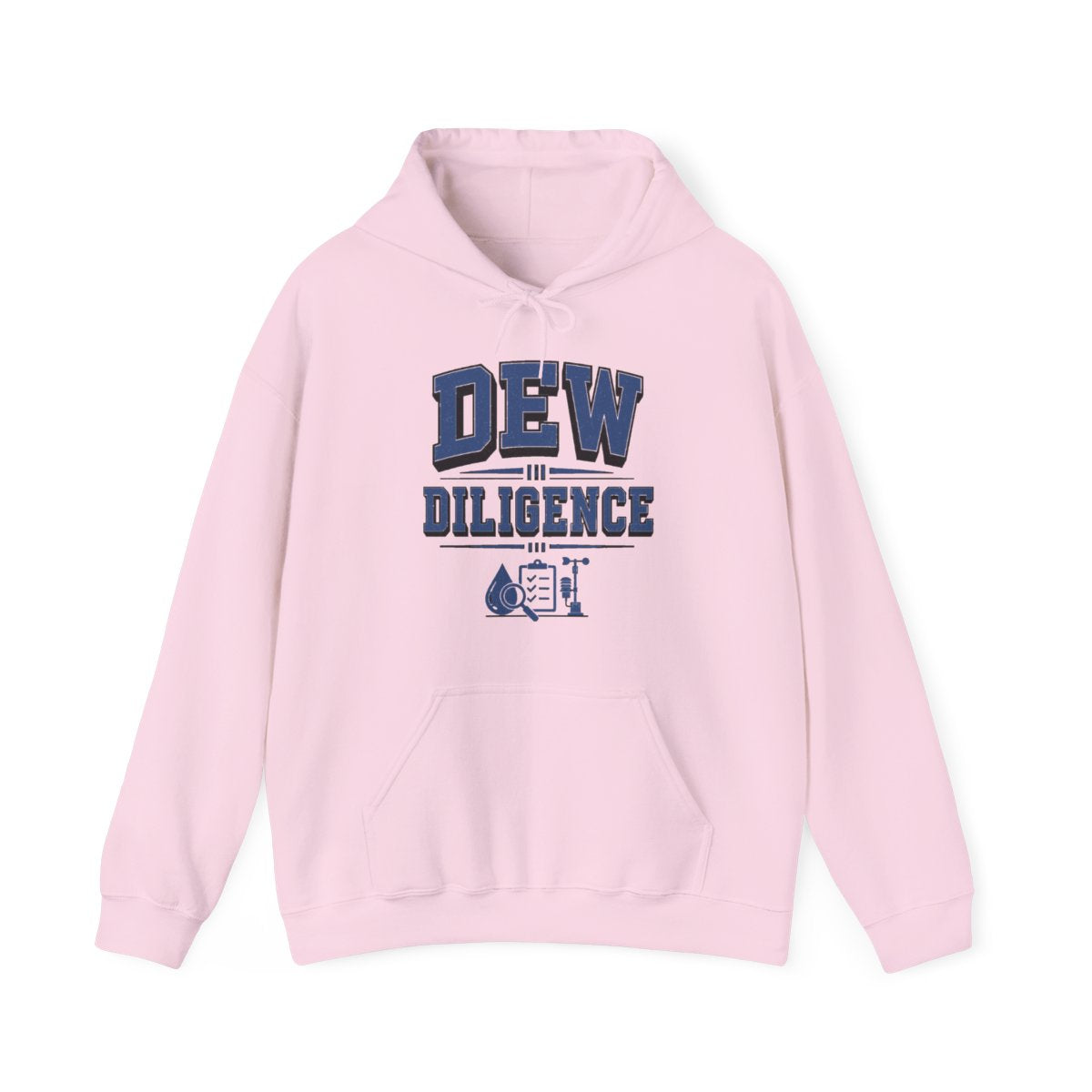 Dew Diligence Hoodie in Light Pink