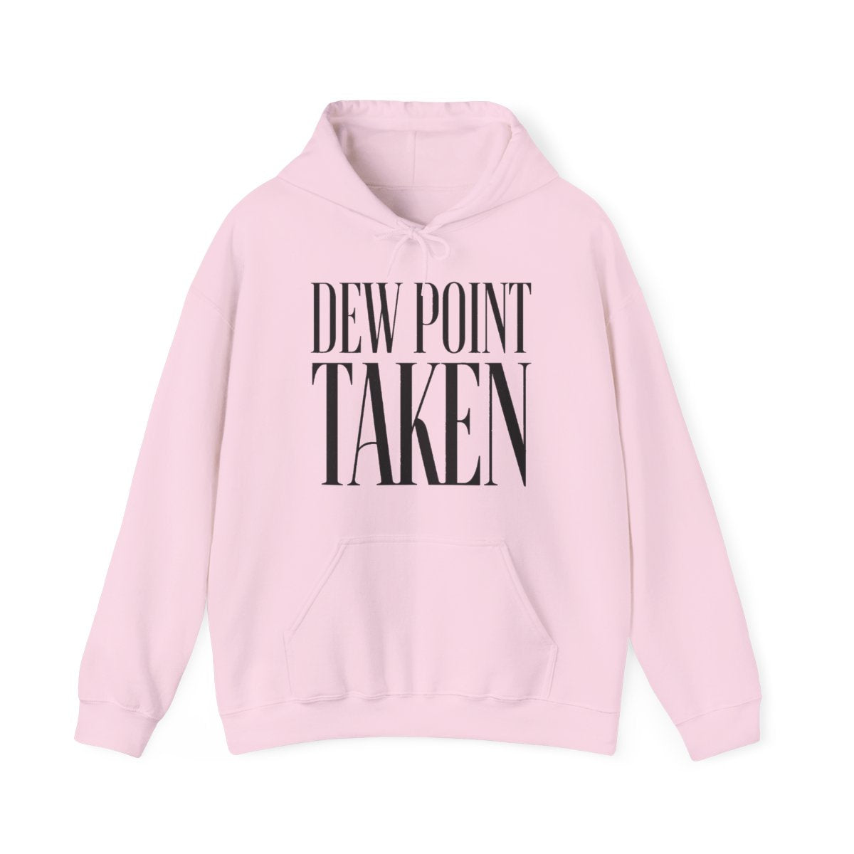 Dew Point Taken Hoodie in Light Pink